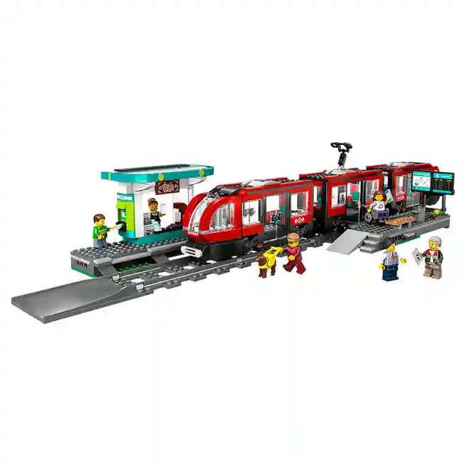 Конструктор LEGO City Трамвай и станция в центре города, арт. 60423