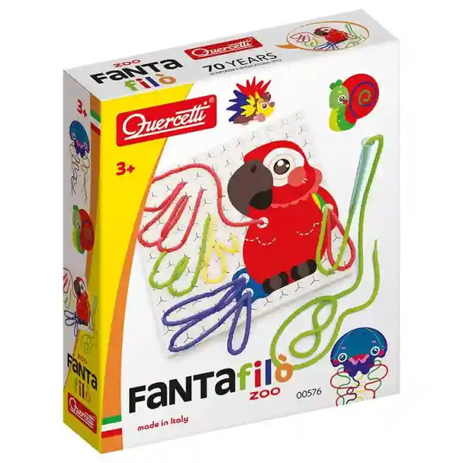 Развивающая игра с нитками Zoo Quercetti, код 60491