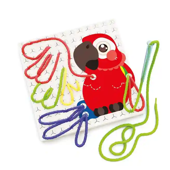 Развивающая игра с нитками Zoo Quercetti, код 60491