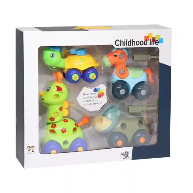 Set de joacă animale, model de asamblat, cod 722053