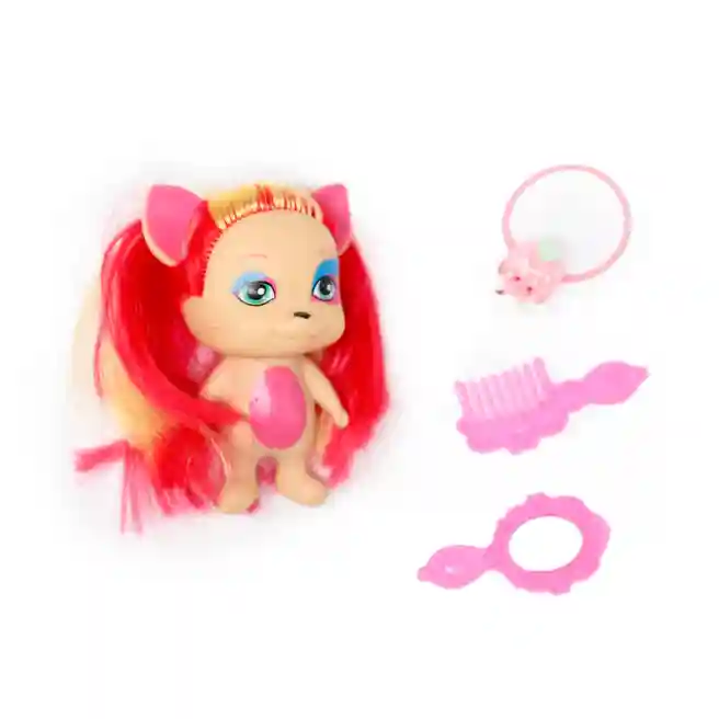 Jucărie mini-păpușă cu accesorii, cod 722092