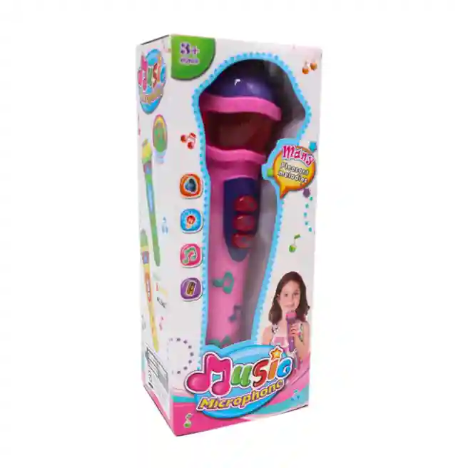 Игрушка Микрофон "Music", розовый, код 752047