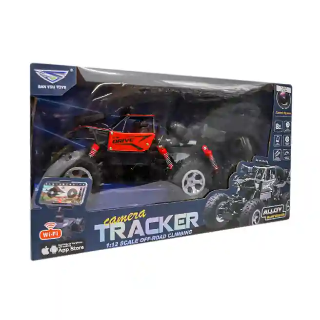 Mașină 1:12 cu cameră și t/c, acumulator, roșie, cod 752083