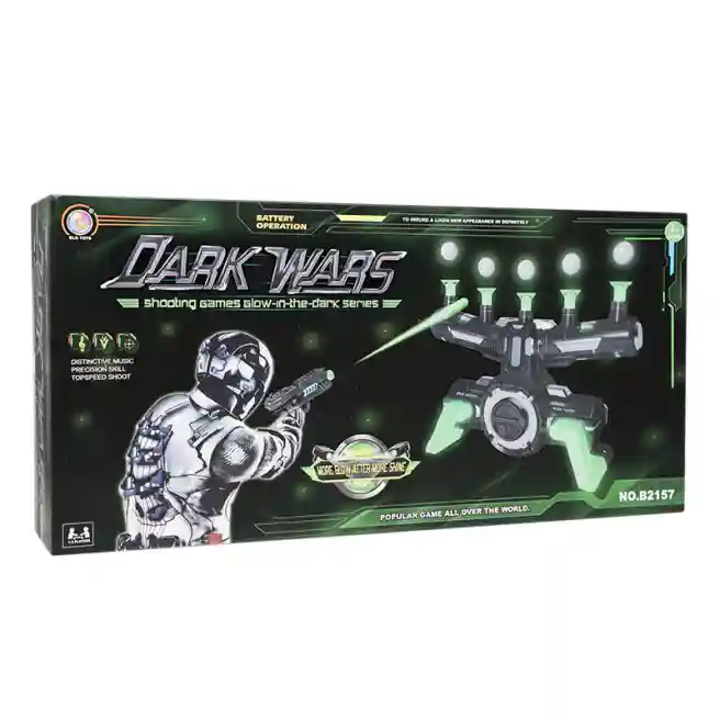 Игровой набор "Dark Wars" светящийся, с пистолетом, код 742003