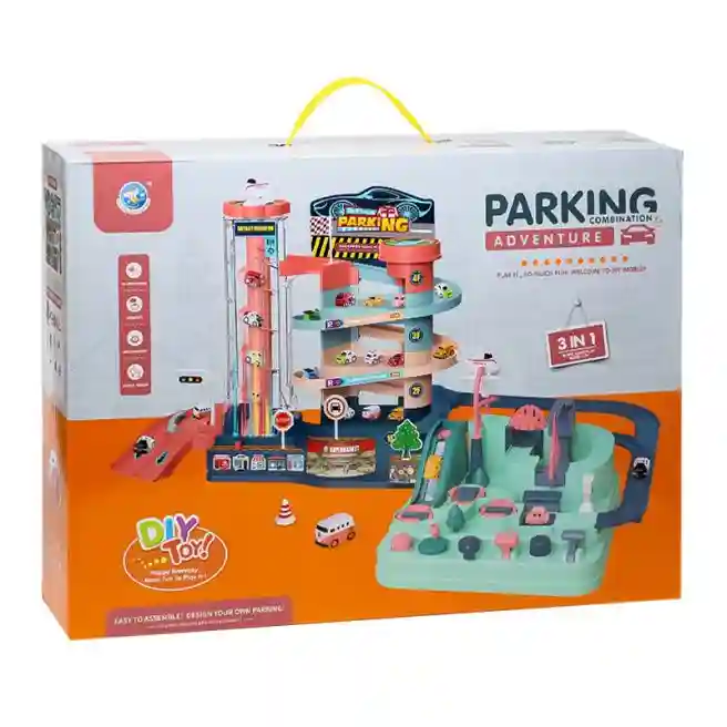 Игровой набор парковка 3 в 1, код 772024