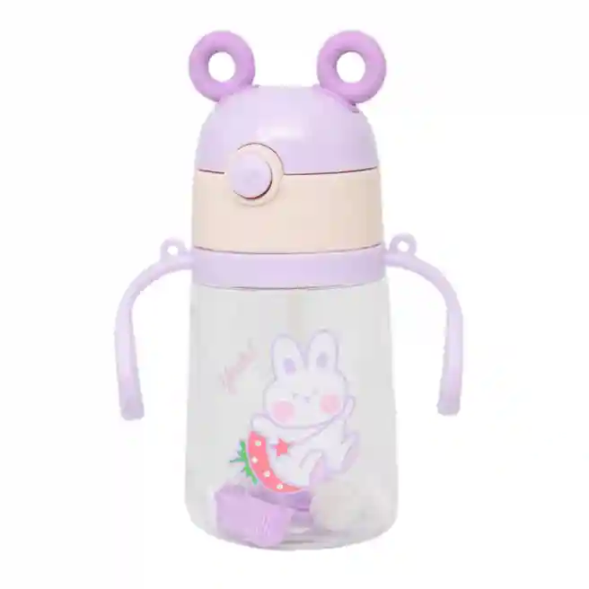 Sticlă de apă pentru copii 450 ml, mov, cod 722108