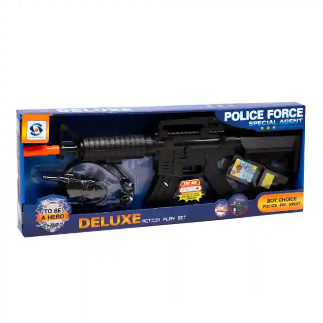 Игровой набор  с оружием и рацией "Deluxe", код 782035