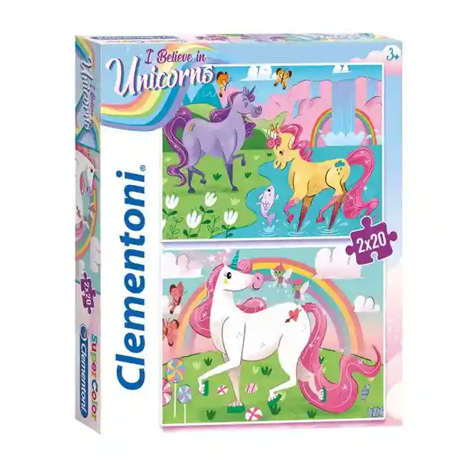 CL Puzzle "2X20" Unicorns (24754)