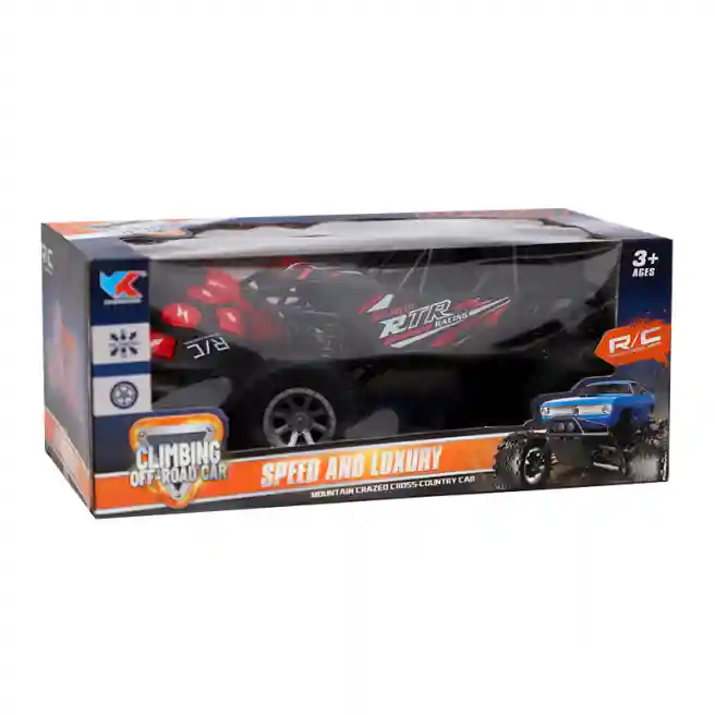 Mașină 1:18 t/c "Climbing off-road", baterie, roșie, cod 782048