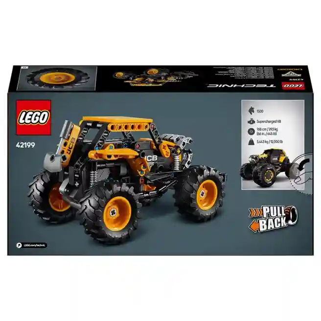 Constructor LEGO Technic Monster Jam DIGatron cu retragere rapidă, art. 42199