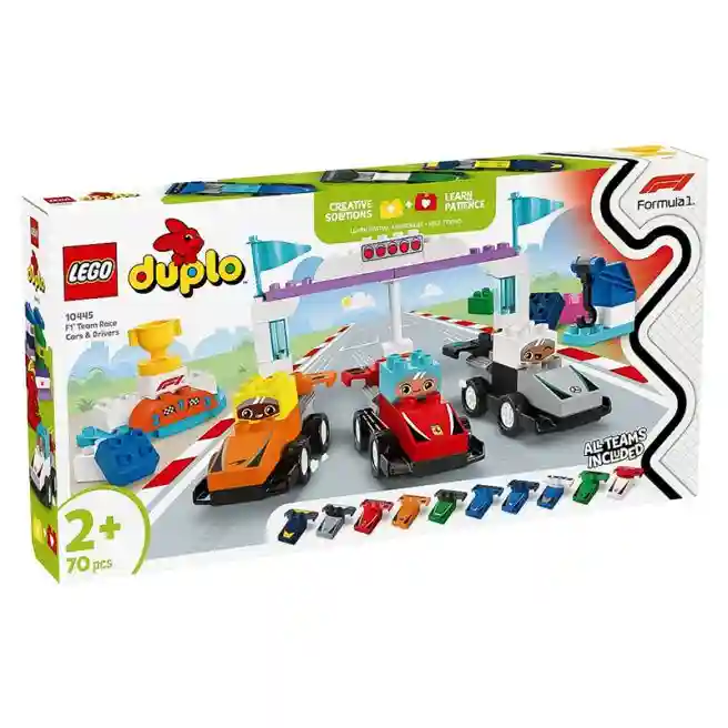 Constructor LEGO DUPLO Mașini și șoferi de curse F1, art. 10445