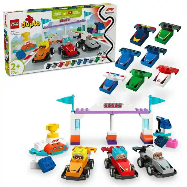 Constructor LEGO DUPLO Mașini și șoferi de curse F1, art. 10445