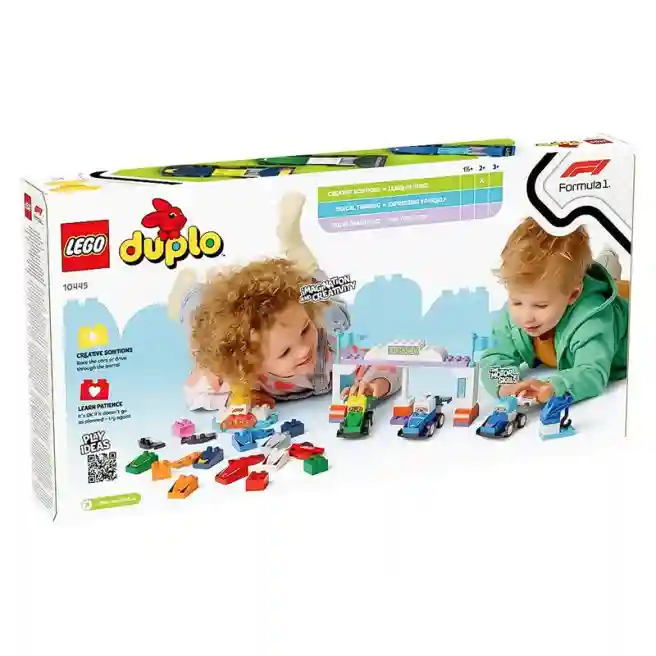 Constructor LEGO DUPLO Mașini și șoferi de curse F1, art. 10445