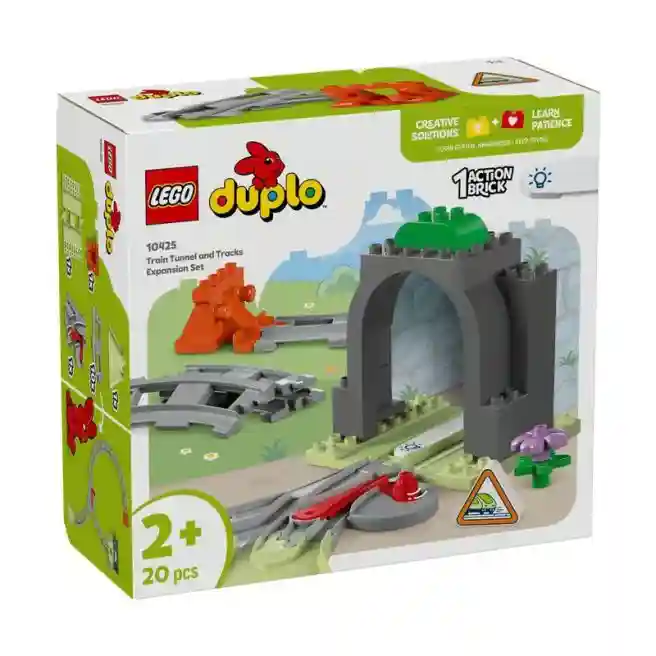 Constructor LEGO DUPLO Supliment Tunel și șine feroviare, art. 10425
