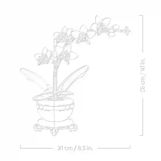 Constructor LEGO Botanical Collection Mini Orhideea, art. 10343