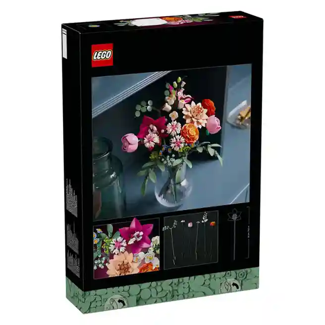 Constructor LEGO Botanical Collection Frumos buchet de flori roz, art. 10342