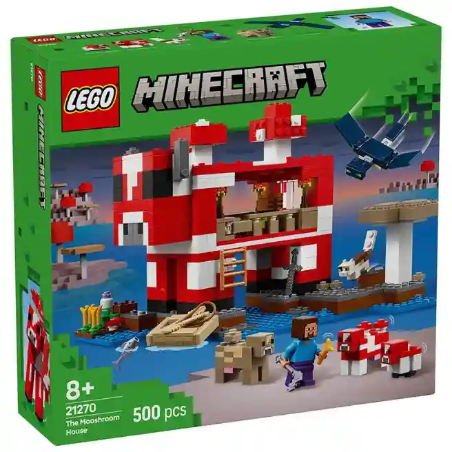 Конструктор LEGO Minecraft Дом грибной коровы, арт. 21270
