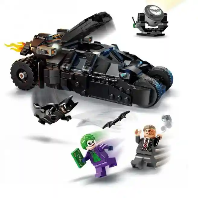 Constructor LEGO Batman Movie Batman Tumbler vs Two-Face și Joker, art. 76303