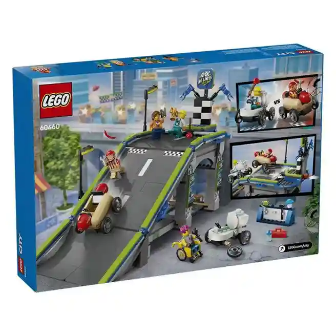 Constructor LEGO City Fără limite: Circuit de curse de mașini, art. 60460