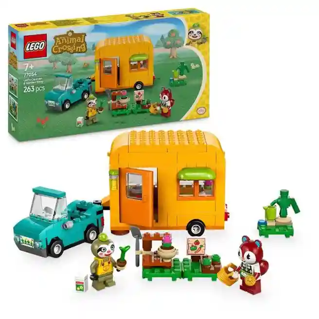 Конструктор LEGO Animal Crossing Караван Лейфа и садовый магазин, арт. 77054