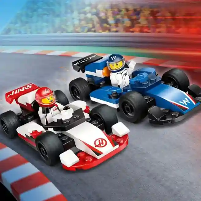 Конструктор LEGO City Гоночные автомобили F1 Williams Racing и Haas F1, арт. 60464