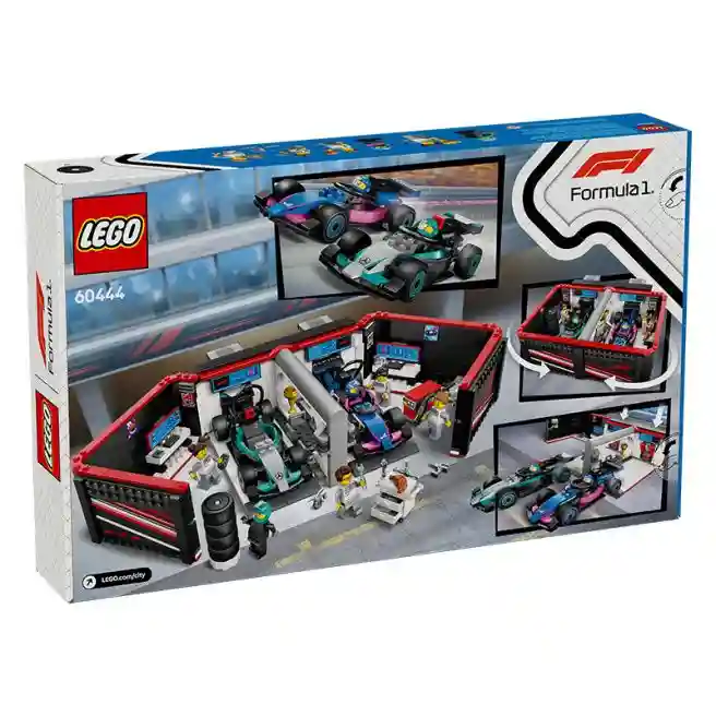 Конструктор LEGO City F1 Garage и автомобили Mercedes-AMG и Alpine, арт. 60444