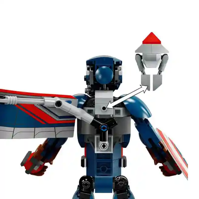 Constructor LEGO Marvel Noua figură Căpitanul America, art. 76296