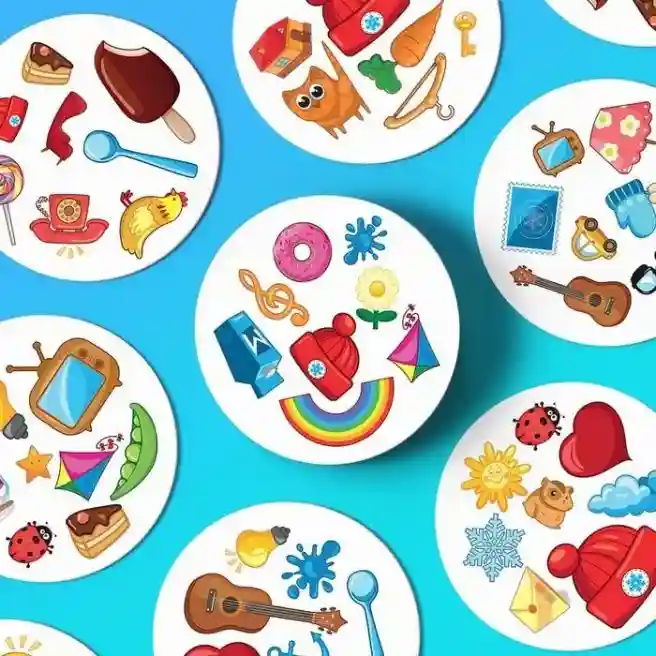 SL Настольная игра Дуббль. Kids, 20 карт, 5+, 2579444