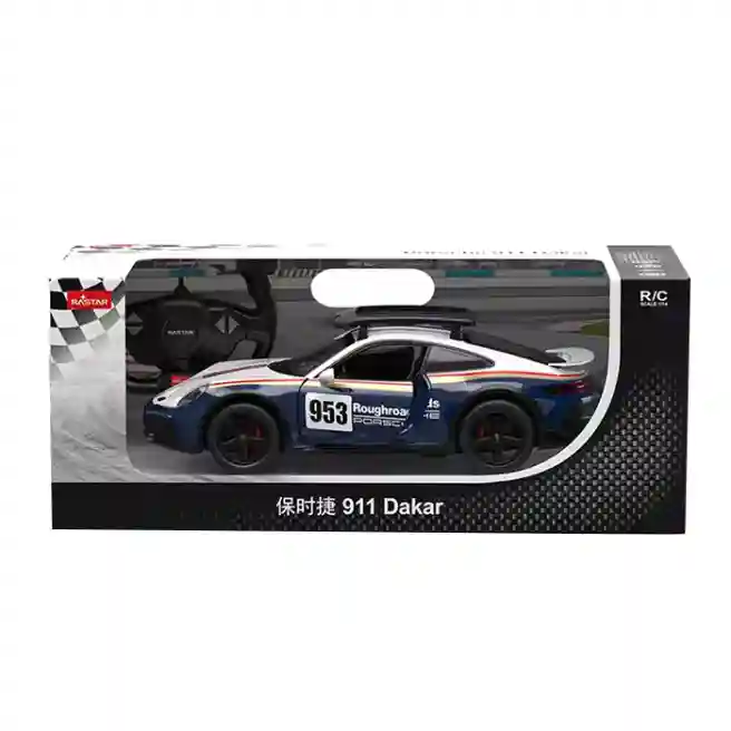 Mașină cu telecomandă RASTAR 1:14 Porsche 911 Dakar Standard, cod 61347