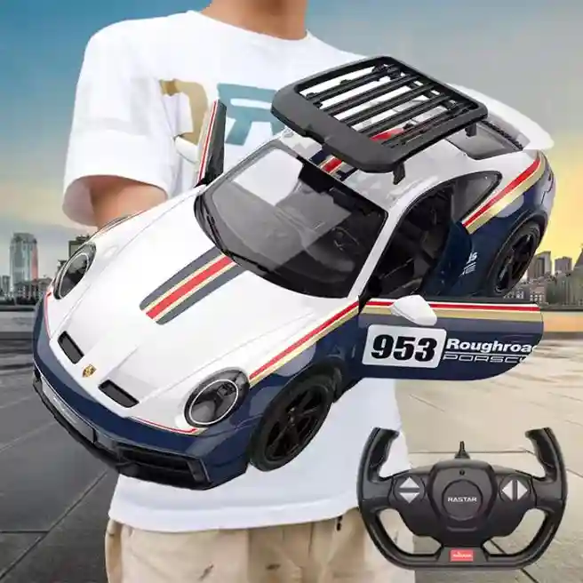 Mașină cu telecomandă RASTAR 1:14 Porsche 911 Dakar Standard, cod 61347