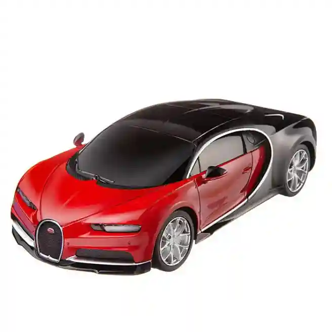 Mașină cu telecomandă RASTAR 1:24 Bugatti Chiron, roșie, cod 61366