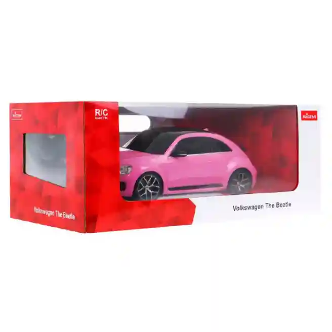 Mașină cu telecomandă RASTAR 1:24 Volkswagen Beetle, roz, 61370