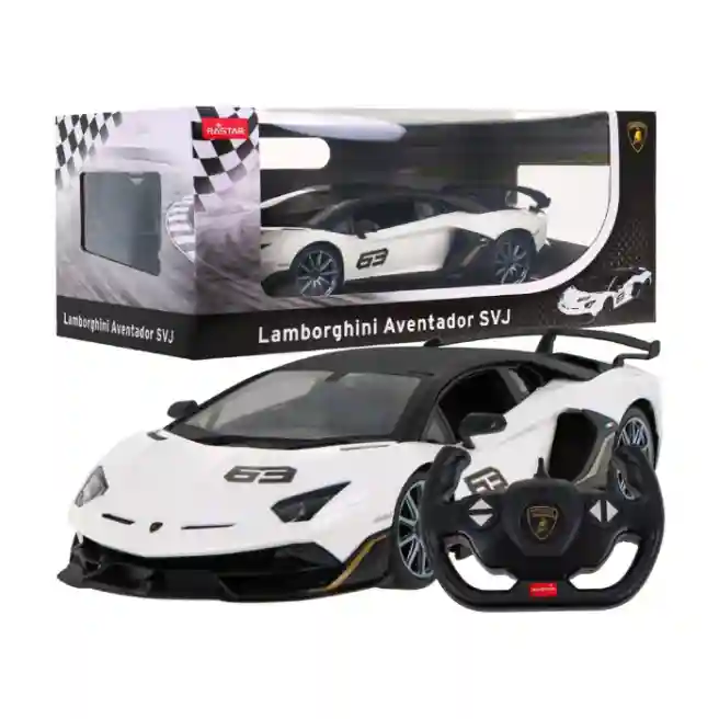 Mașină cu telecomandă RASTAR 1:14 Aventador SVJ Performance, cod 61344