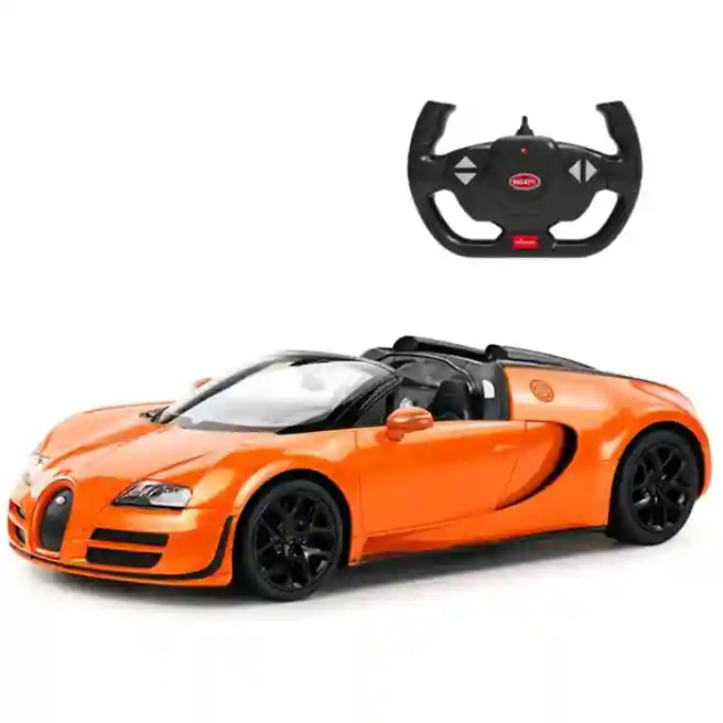 Mașină  RASTAR Die cast 1:18 Bugatti Grand Sport Vitesse,  orange, cod 61369