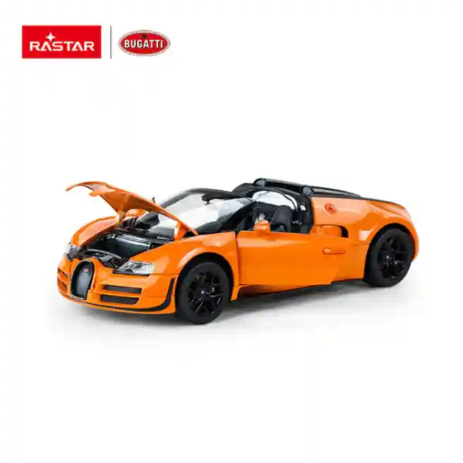Mașină  RASTAR Die cast 1:18 Bugatti Grand Sport Vitesse,  orange, cod 61369