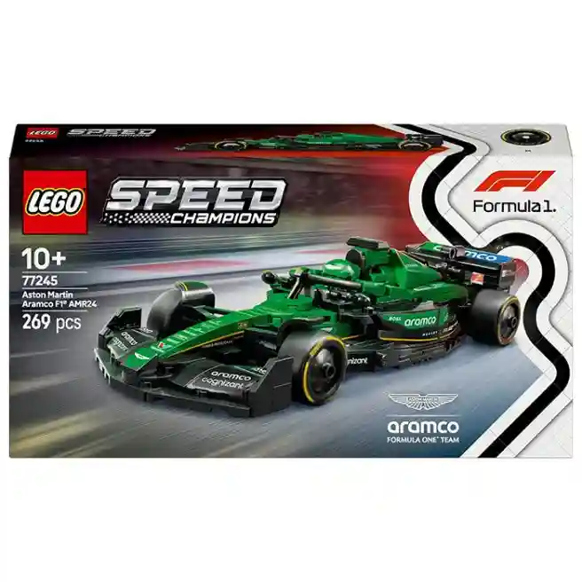 Конструктор LEGO Speed Champions Гоночный автомобиль Aston Martin Aramco F1 AMR24, арт  77245