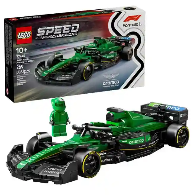 Конструктор LEGO Speed Champions Гоночный автомобиль Aston Martin Aramco F1 AMR24, арт  77245