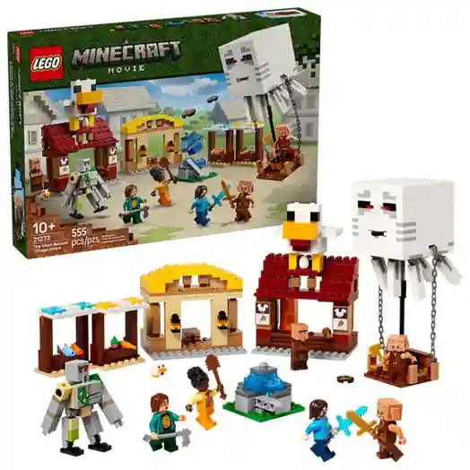 Конструктор LEGO Minecraft Атака на деревню Гаст-Барбол, арт  21273