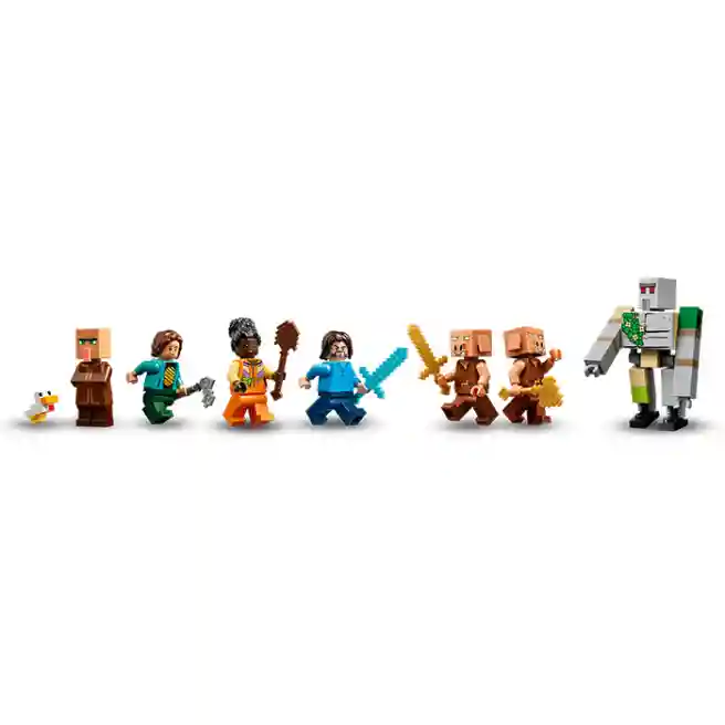 Конструктор LEGO Minecraft Атака на деревню Гаст-Барбол, арт  21273