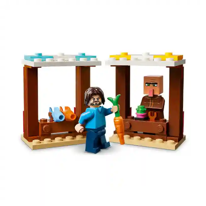 Конструктор LEGO Minecraft Атака на деревню Гаст-Барбол, арт  21273