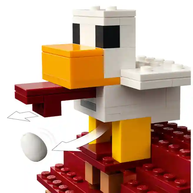 Конструктор LEGO Minecraft Атака на деревню Гаст-Барбол, арт  21273