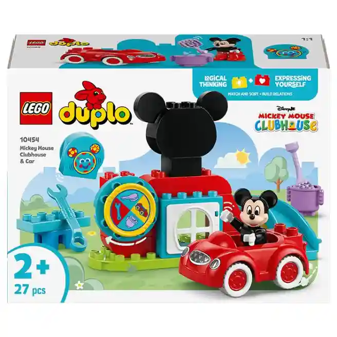Конструктор LEGO DUPLO Клуб и Машина Микки Мауса, арт  10454