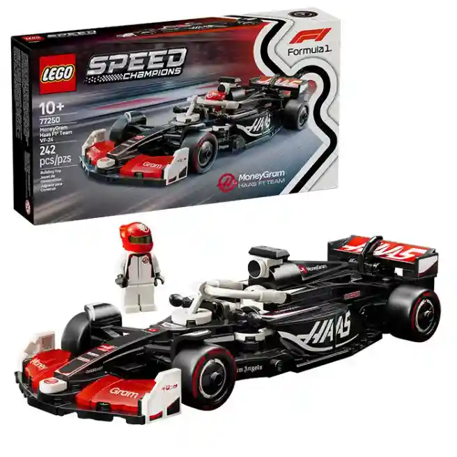 Constructor LEGO Speed Champions MoneyGram Haas F1 Team VF-24, art.  77250