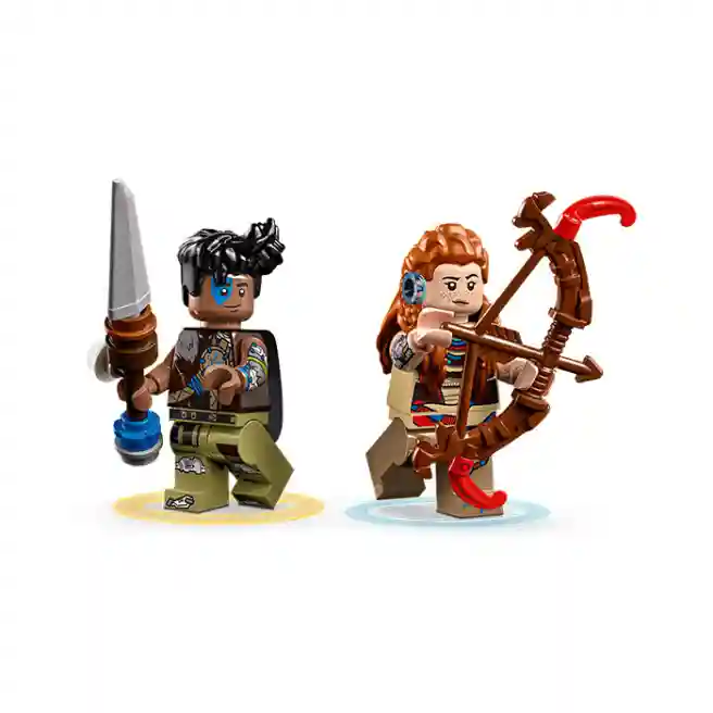 Конструктор LEGO Horizon Adventures Элой и Варл против Шелл-Уокера и Савтуза, арт  77037