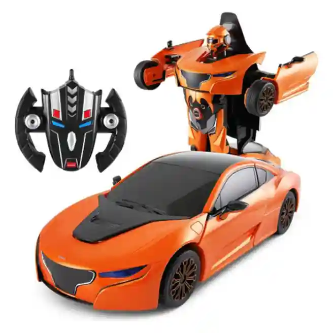 Mașină-transformer RASTAR 1:14, orange, cod 61353