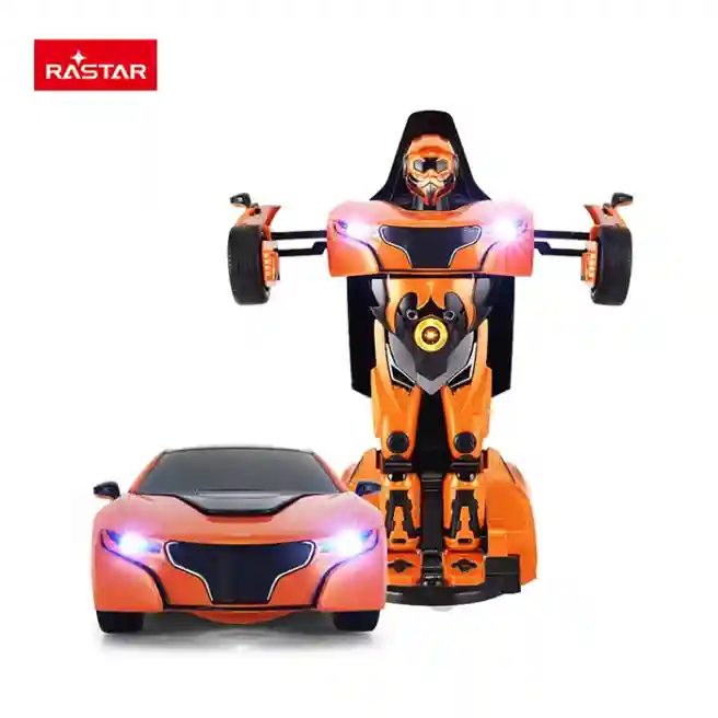 Mașină-transformer RASTAR 1:14, orange, cod 61353