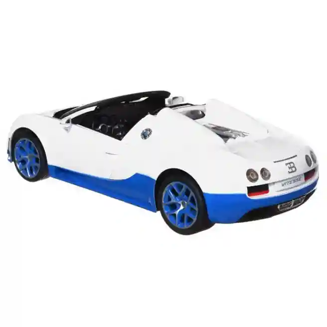 Mașină cu telecomandă RASTAR 1:14 Bugatti Grand Sport Vitesse, alb/albastru, cod 61354
