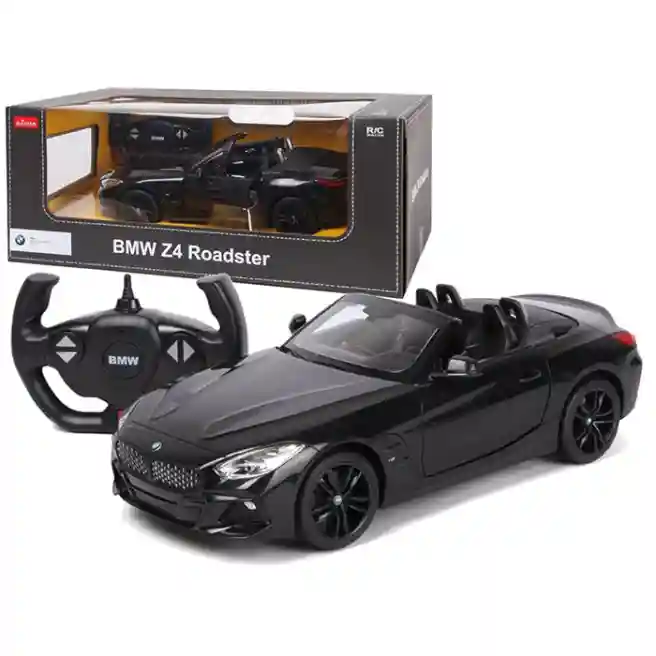 Mașină cu telecomandă RASTAR 1:14 BMW Z4 New Version (Doors opened by hand), neagră, cod 61356