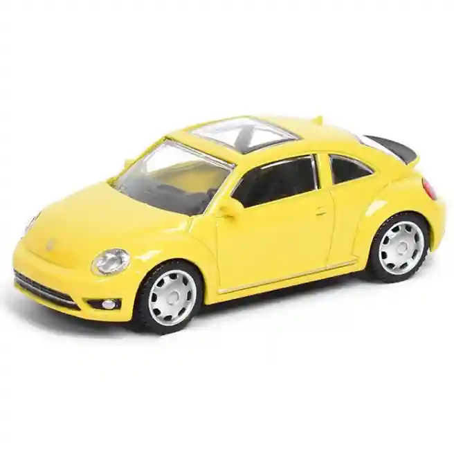 Mașină RASTAR Die cast 1:43 Volkswagen Beetle, galbenă, cod 61358