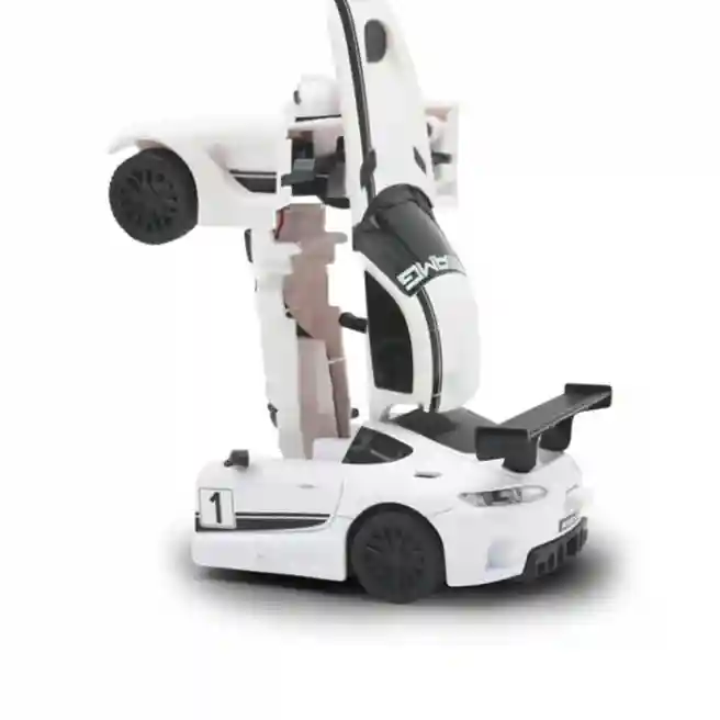 Mașină RASTAR Die cast 1:32 Mercedes-Benz GT3 Transformable car, albă, cod 61365